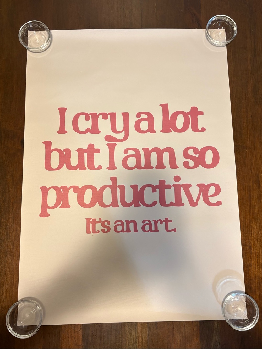 Taylor Swift Canvas Print Lyric Poster from “I Can Do It With A Broken Heart”
